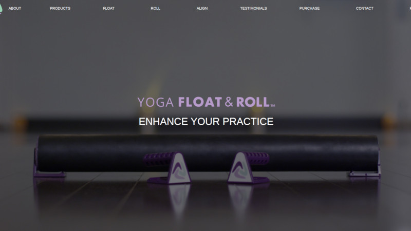 Screenshot of yogafloatroll.com